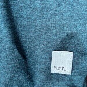 NWOT Vuori Halo Crewneck Sweatshirt Size XS in Heathered Teal